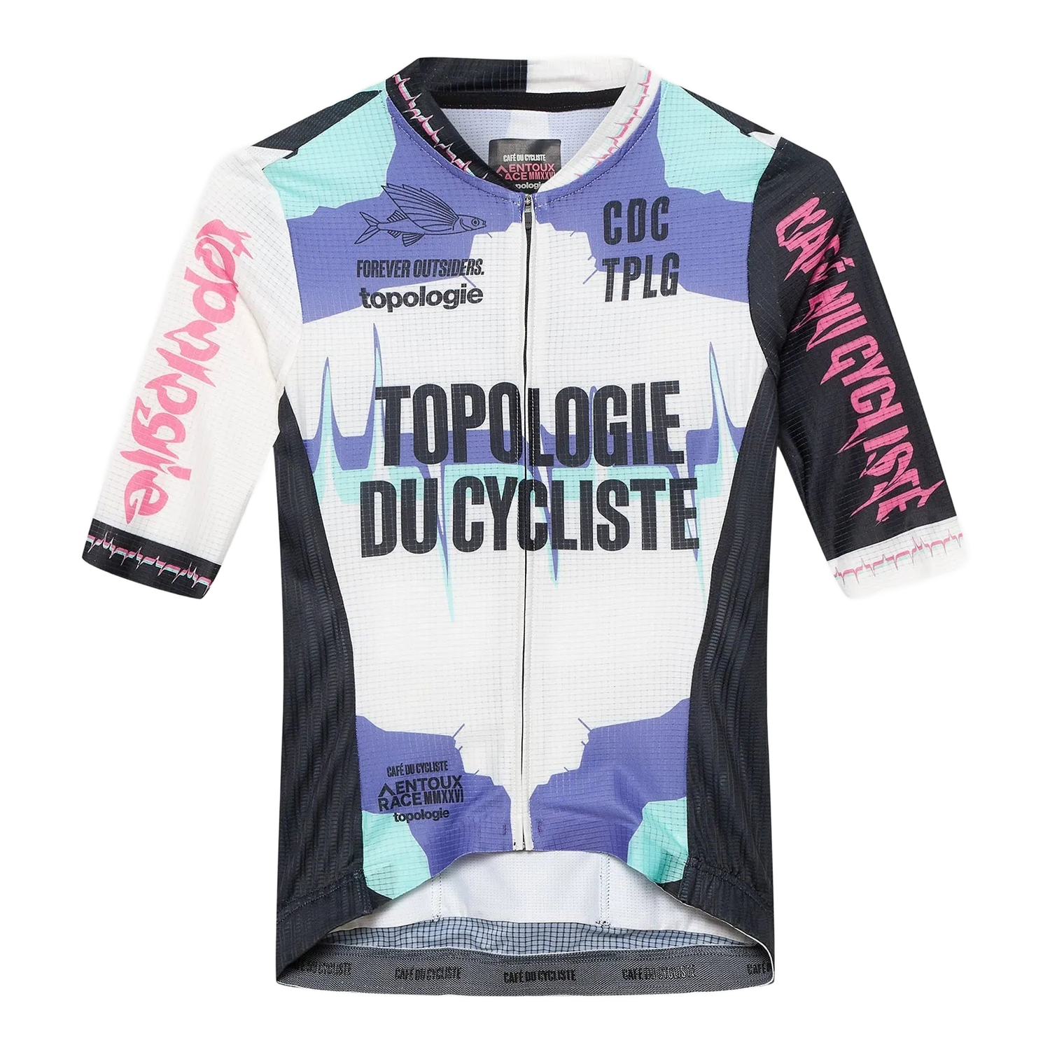 CAFÉ DU CYCLISTE Bergida Women Jersey - Topologie