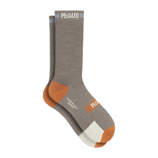 PEDALED Odyssey Merino Reflective Socks - Grey