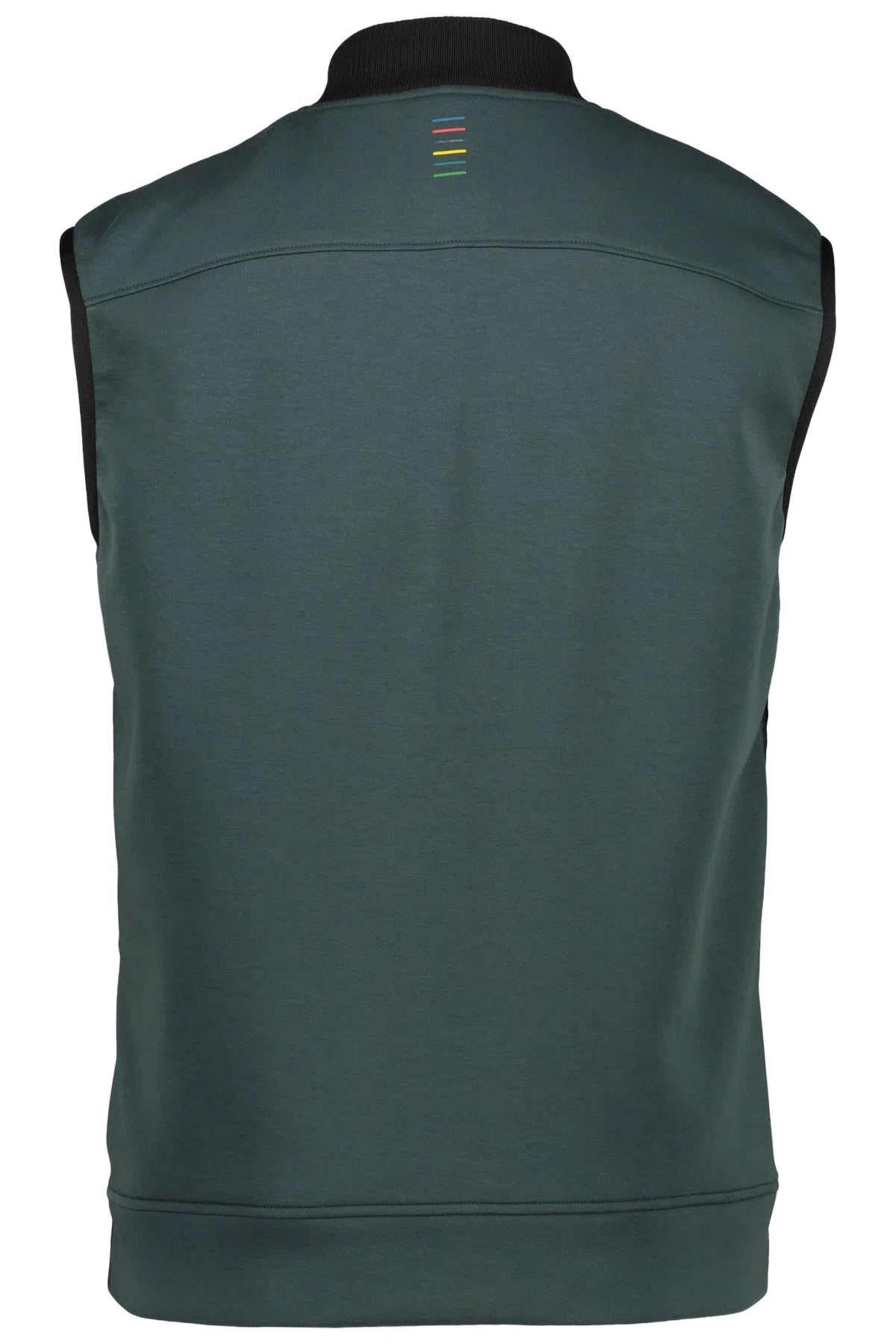 PAUL SMITH Mixed Media Gilet - Bottle Green-Casual Jackets-