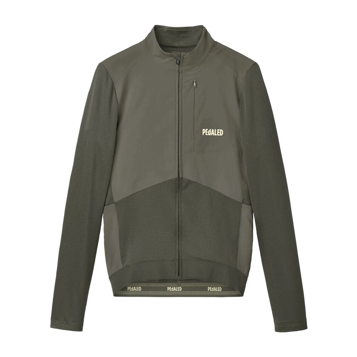 PEDALED Odyssey Windblock Merino Jersey - Grey Ink