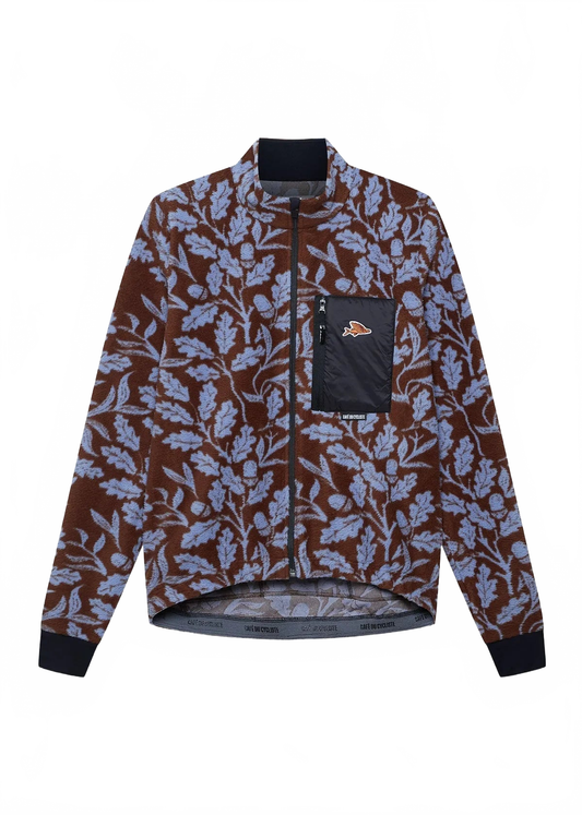 CAFE DU CYCLISTE Solange Women's Fleece Jersey - Carob Verbena