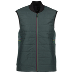 PAUL SMITH Mixed Media Gilet - Bottle Green-Casual Jackets-54788230