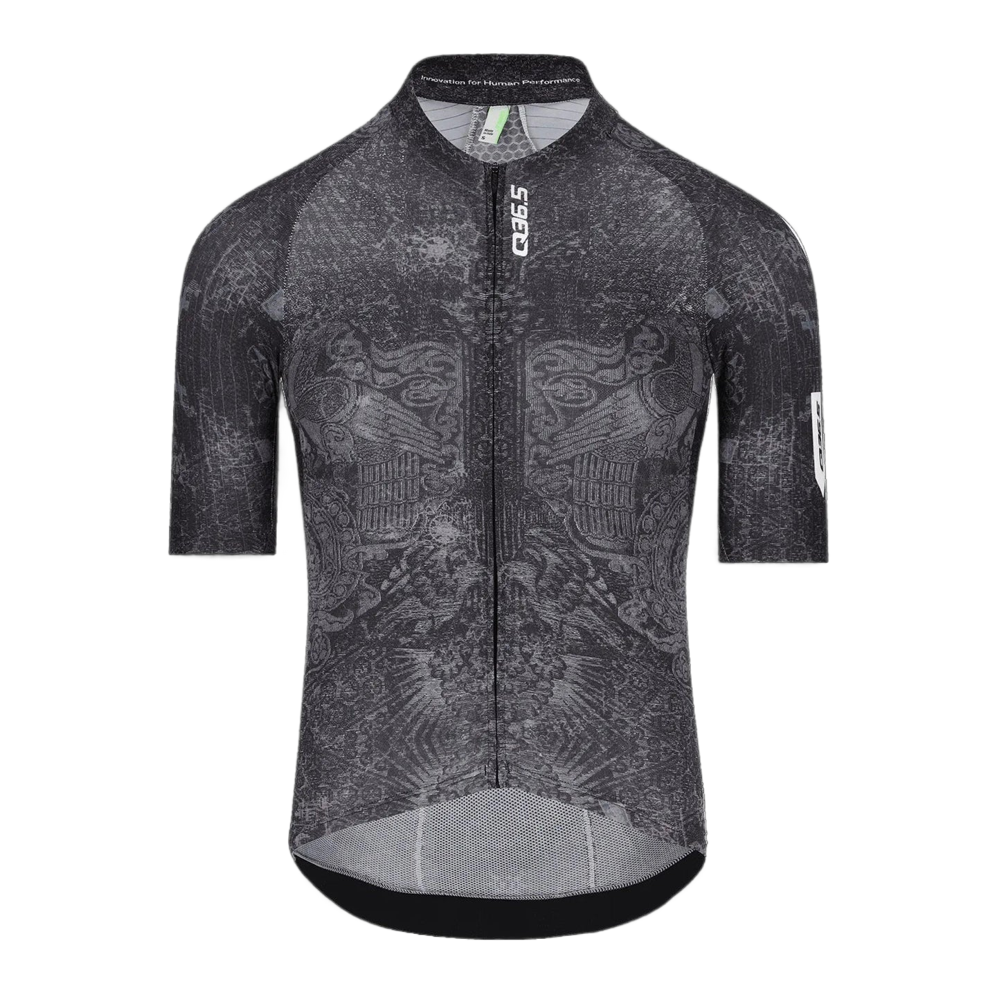 Q36.5 Gregarius Pro Damask Jersey - Black