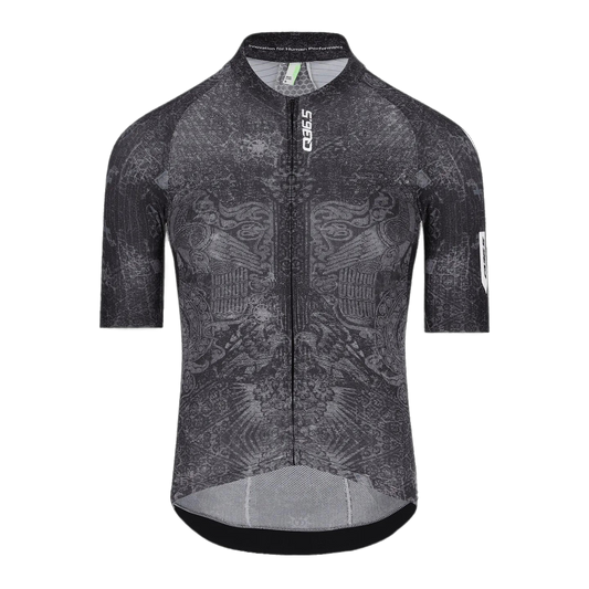 Q36.5 Gregarius Pro Damask Jersey - Black