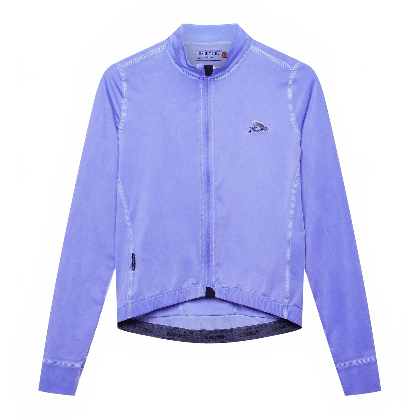 CAFE DU CYCLISTE Charlie Long Sleeve Brushed Jersey - Cold Dye Verbena