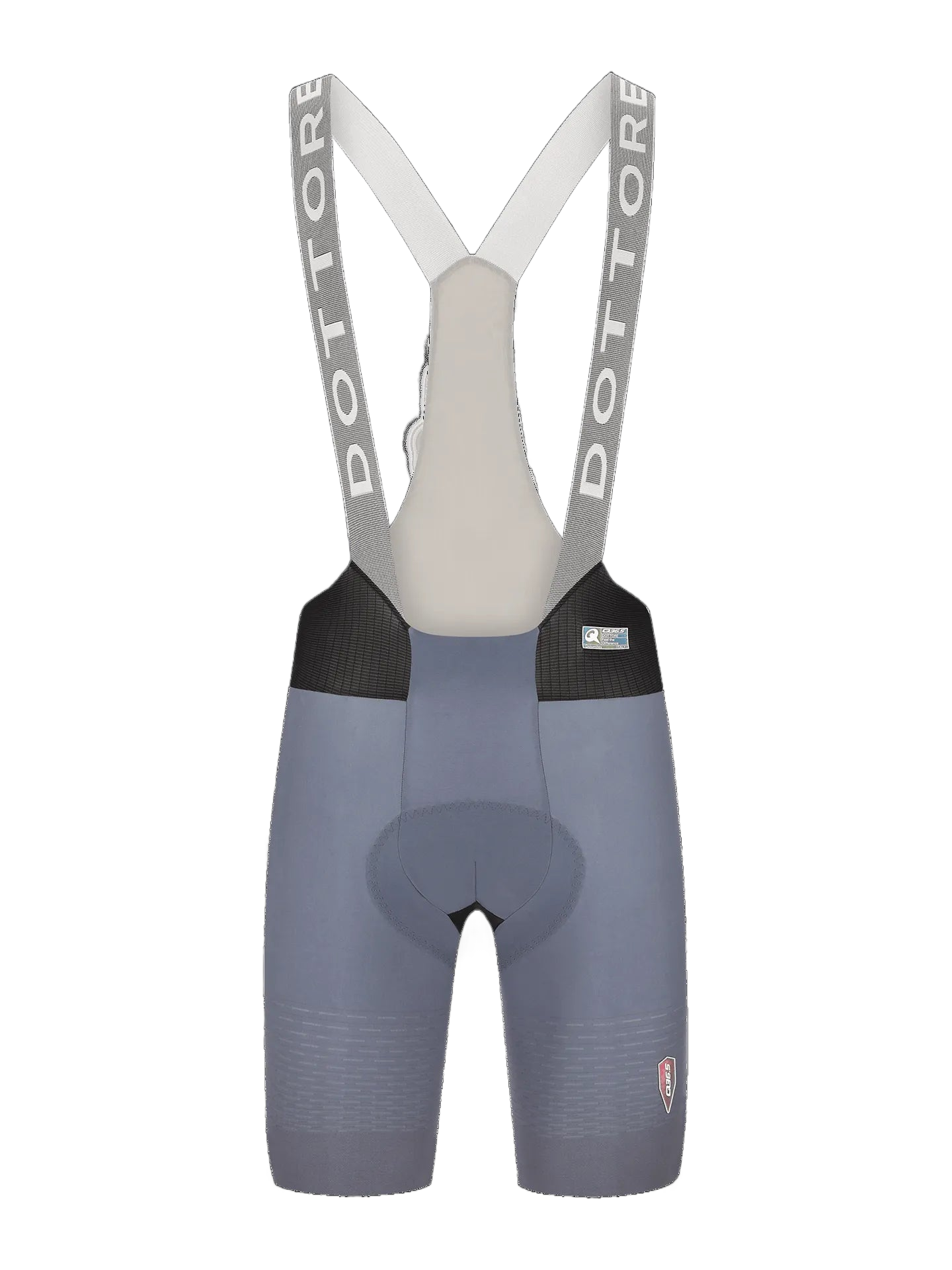Q36.5 Dottore Clima Gravel Bib Shorts - Grey