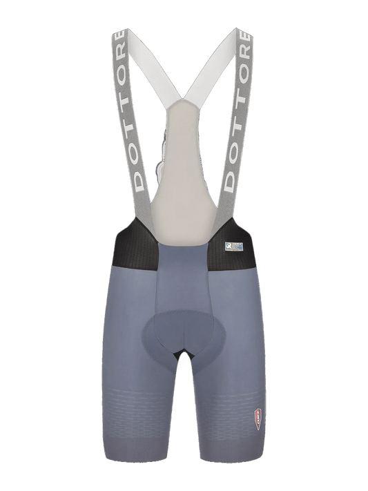 Q36.5 Dottore Clima Gravel Bib Shorts - Grey