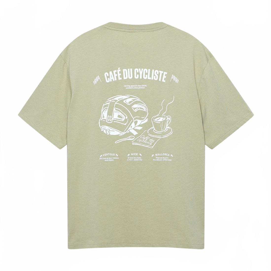 CAFE DU CYCLISTE Anne Cotton TShirt - Puddle