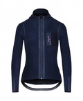 CAFE DU CYCLISTE Ingrid Long Sleeve Women Jersey - Navy-Women Long Sleeve Jerseys-