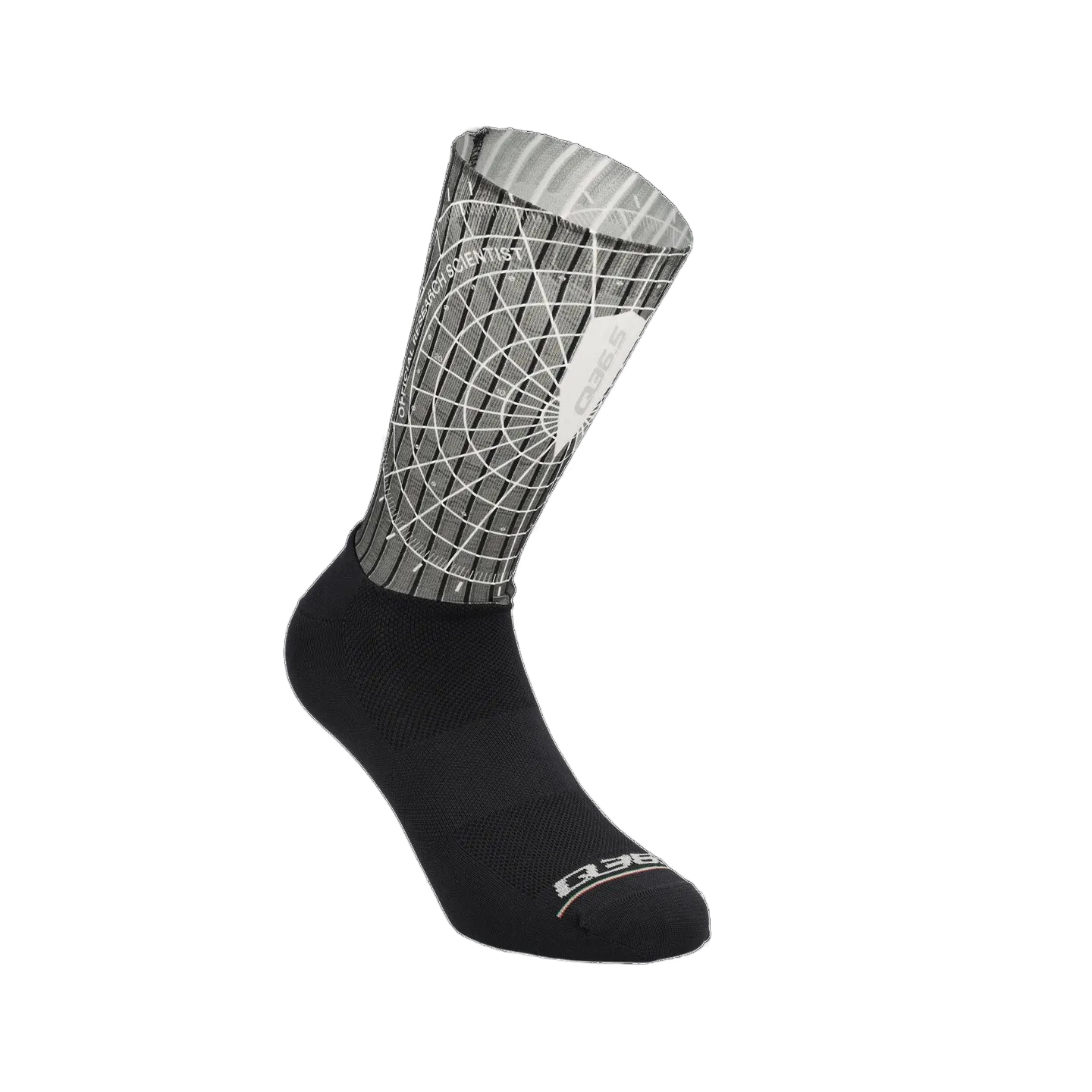 Q36.5 Dottore Aero 19 Socks Dolomites Extreme - Black