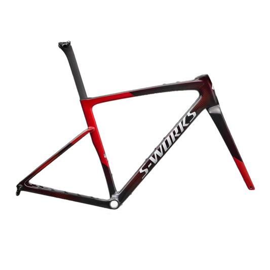 S-Works Crux 5 Frameset - FACT 12r Carbon - Caynmet/Redtnt/Metwhtsil