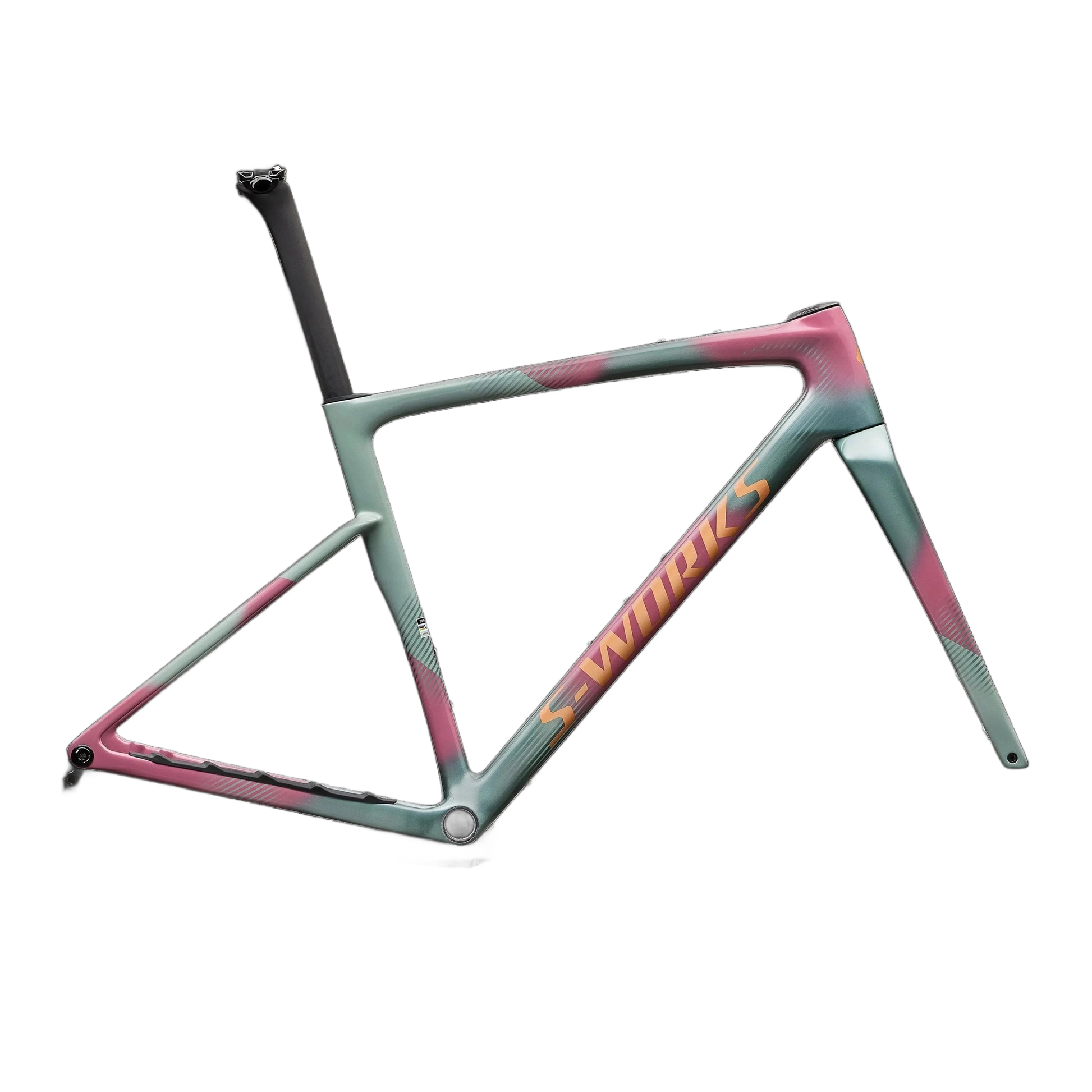S-Works Crux 5 Frameset - FACT 12r Carbon - Fjdmet/Agve/Ptnorgtnt
