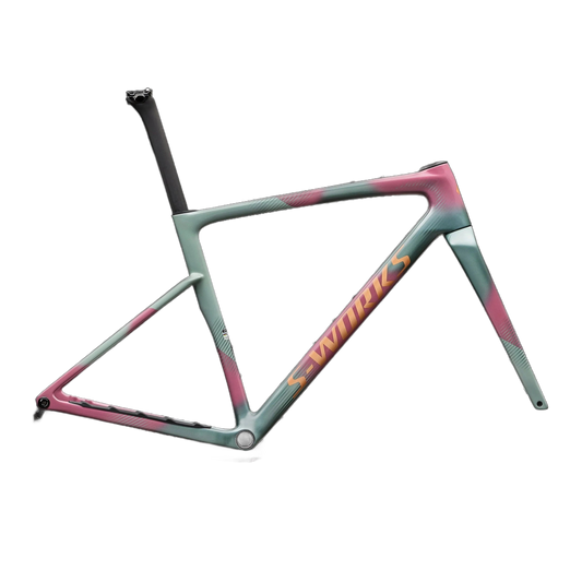 S-Works Crux 5 Frameset - FACT 12r Carbon - Fjdmet/Agve/Ptnorgtnt