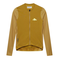 CAFE DU CYCLISTE Andrea Women LS Jersey - Golden Olive