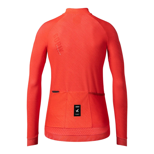 GOBIK Hyder Women Long Sleeve Jersey - Vermilion