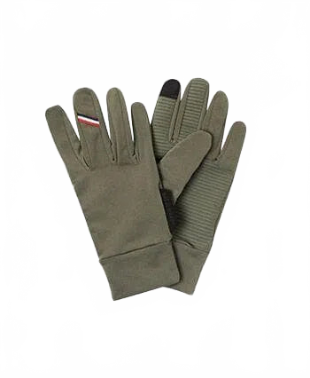 CAFE DU CYCLISTE Lightweight Cycling Gloves - Khaki-Gloves-