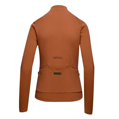 VELOCIO Luxe Women Thermal Long Sleeve - Copper Brown