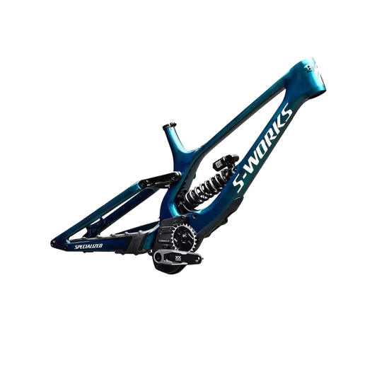 SPECIALIZED Conjunto de cuadro S-Works Demo 11 - Gloss Teal Tint Carbon / Smoke / White