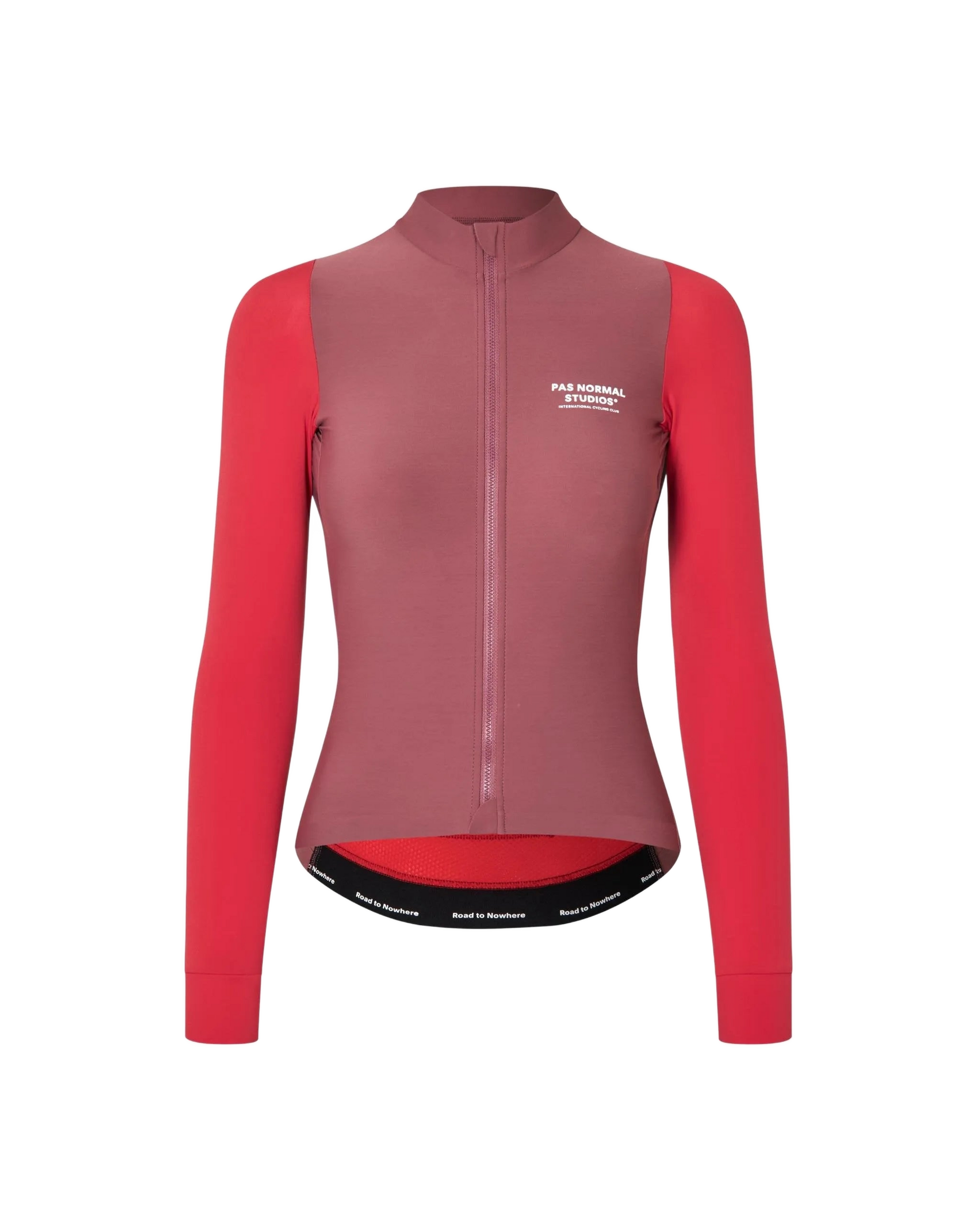 PAS NORMAL STUDIOS Mechanism Women Long Sleeve Jersey - Block Red