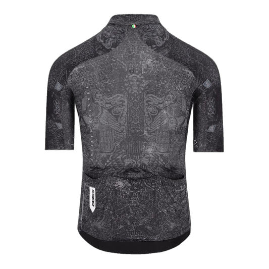 Q36.5 Gregarius Pro Damask Jersey - Black