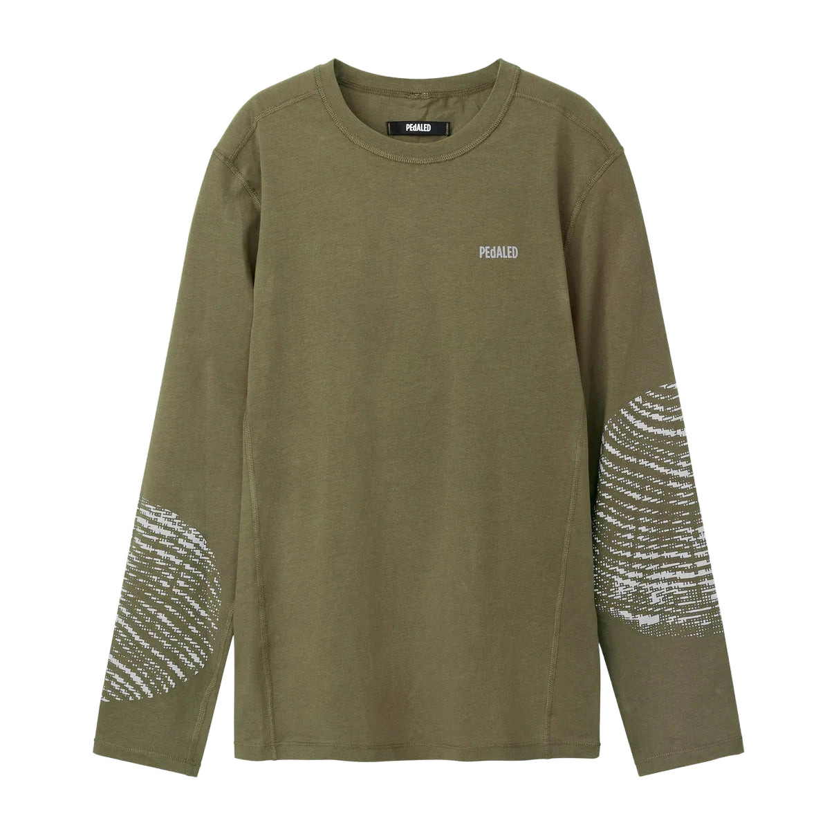 PEDALED Lifewear Double Face Long Sleeve Tee - Military Green