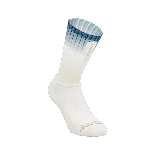 Q36.5 Dottore Aero 19 Socks Fade - White