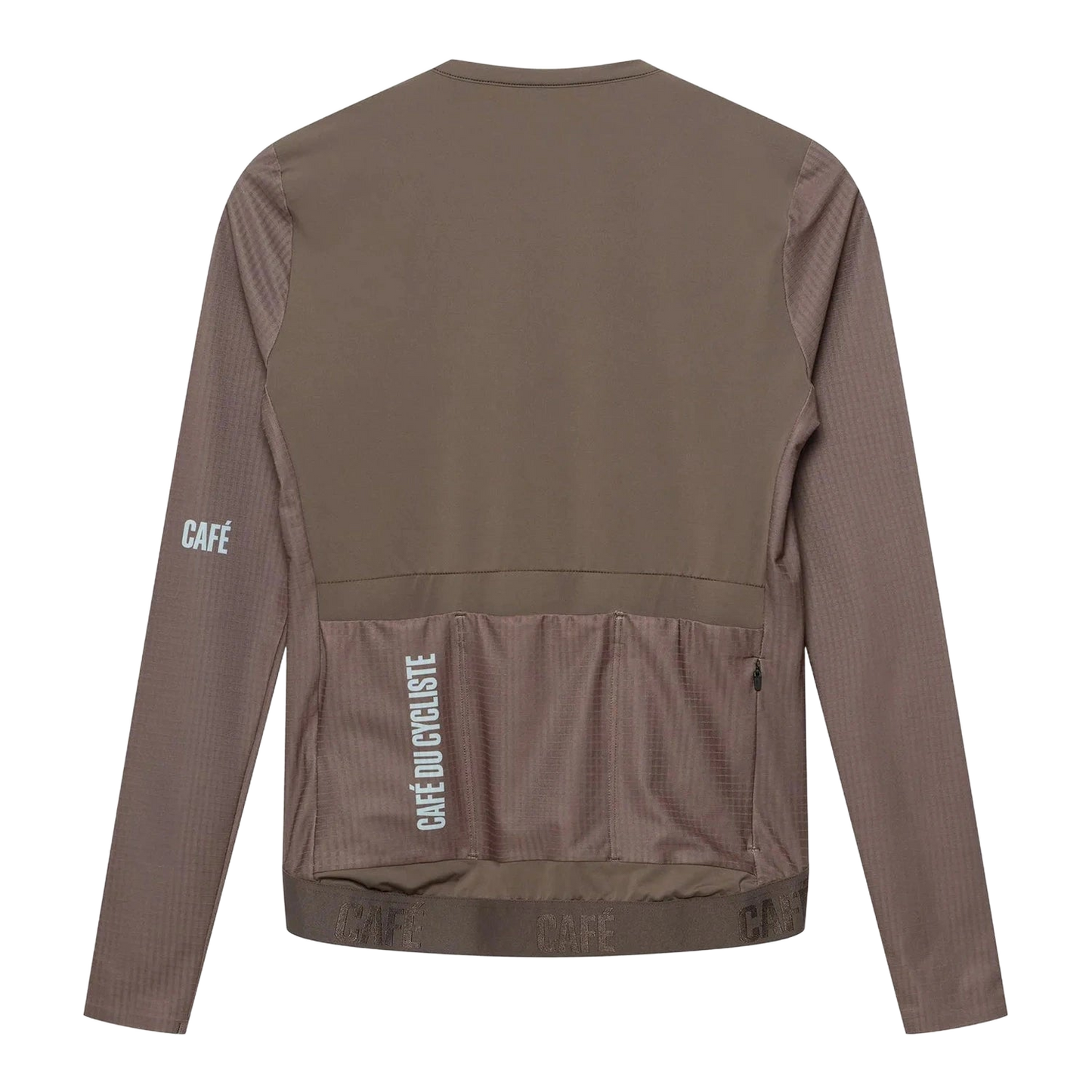 CAFE DU CYCLISTE Andrea Women Super Light LS Jersey - Carob