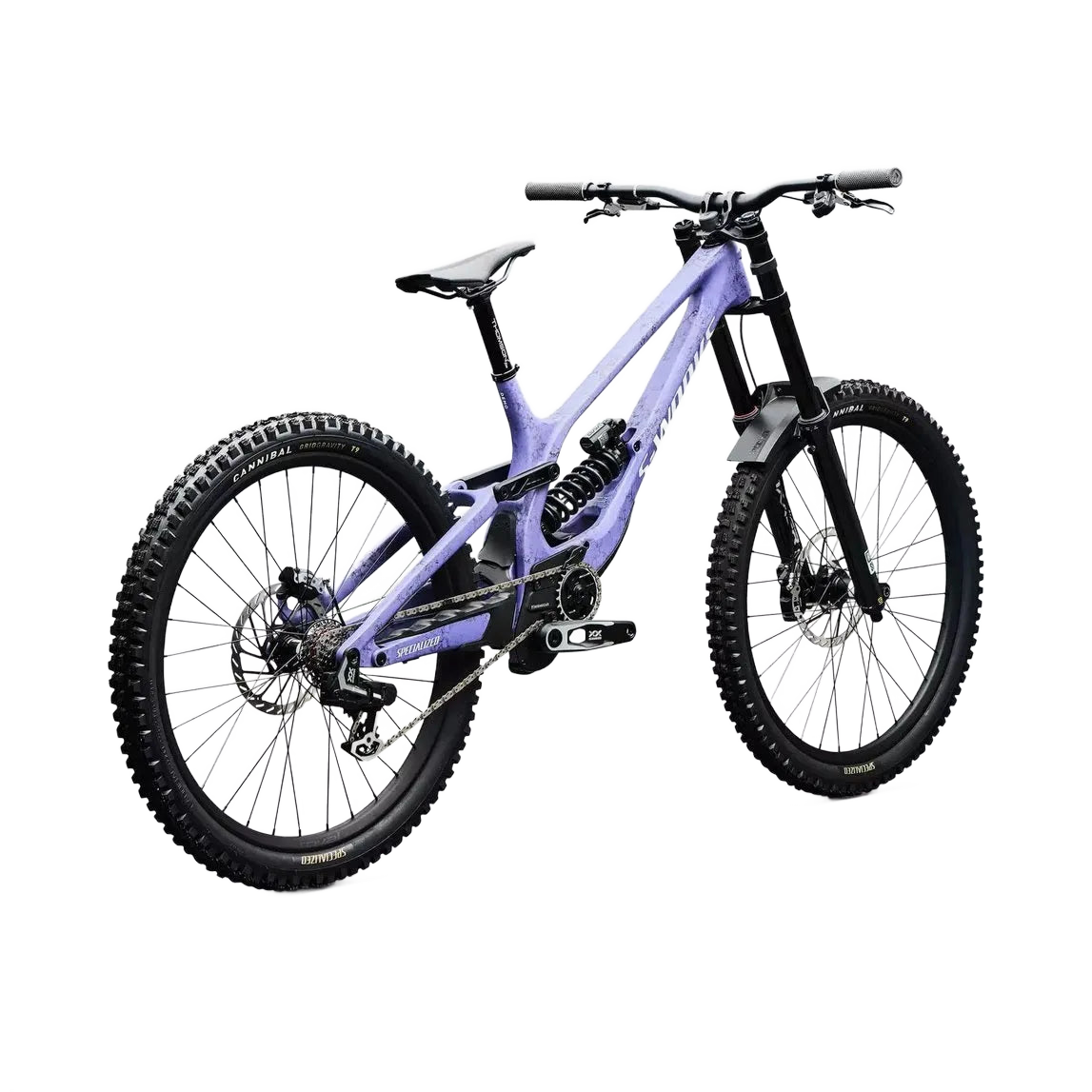SPECIALIZED S-Works Demo 11 - Satin / Powder Indigo Tint / Black Tint Carbon / White