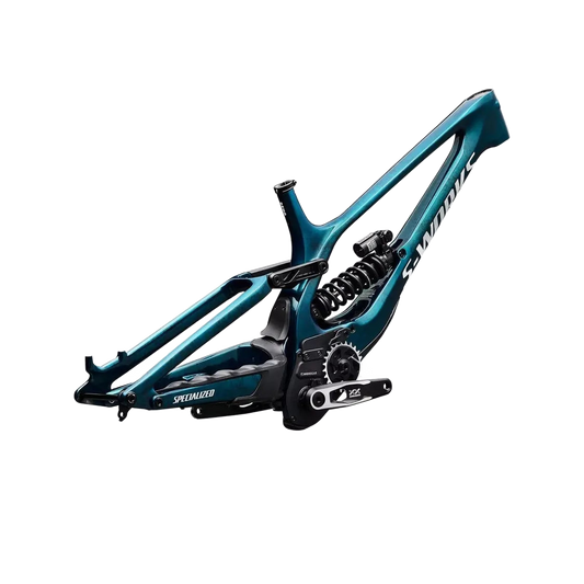 SPECIALIZED Conjunto de cuadro S-Works Demo 11 - Gloss Teal Tint Carbon / Smoke / White