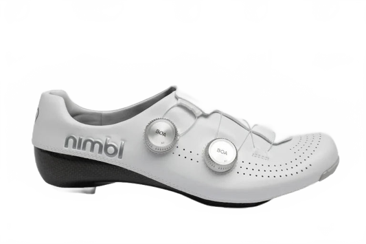 NIMBL Road Cycling Shoes Ultimate Exceed Glide 2026 - White/Silver