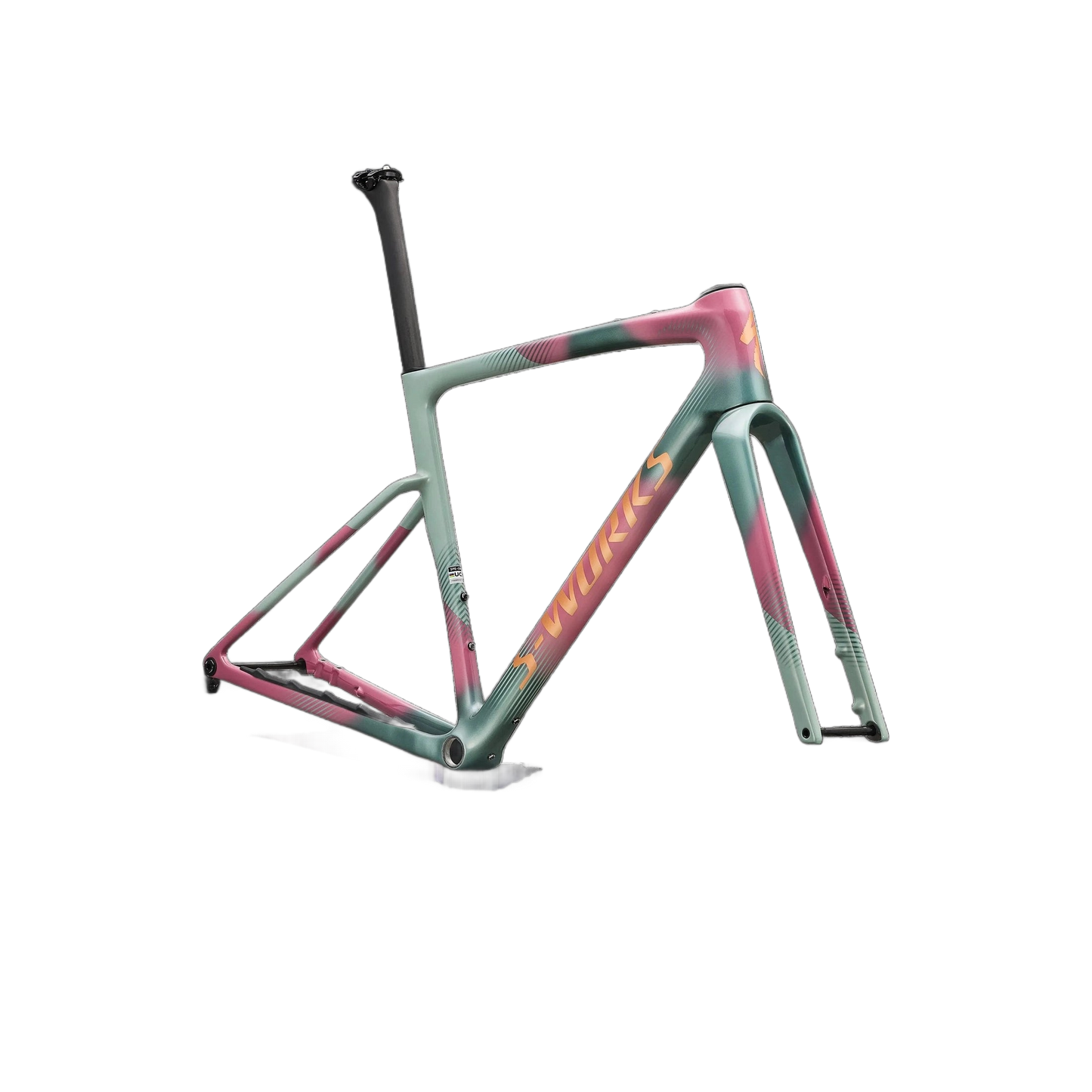S-Works Crux 5 Frameset - FACT 12r Carbon - Fjdmet/Agve/Ptnorgtnt
