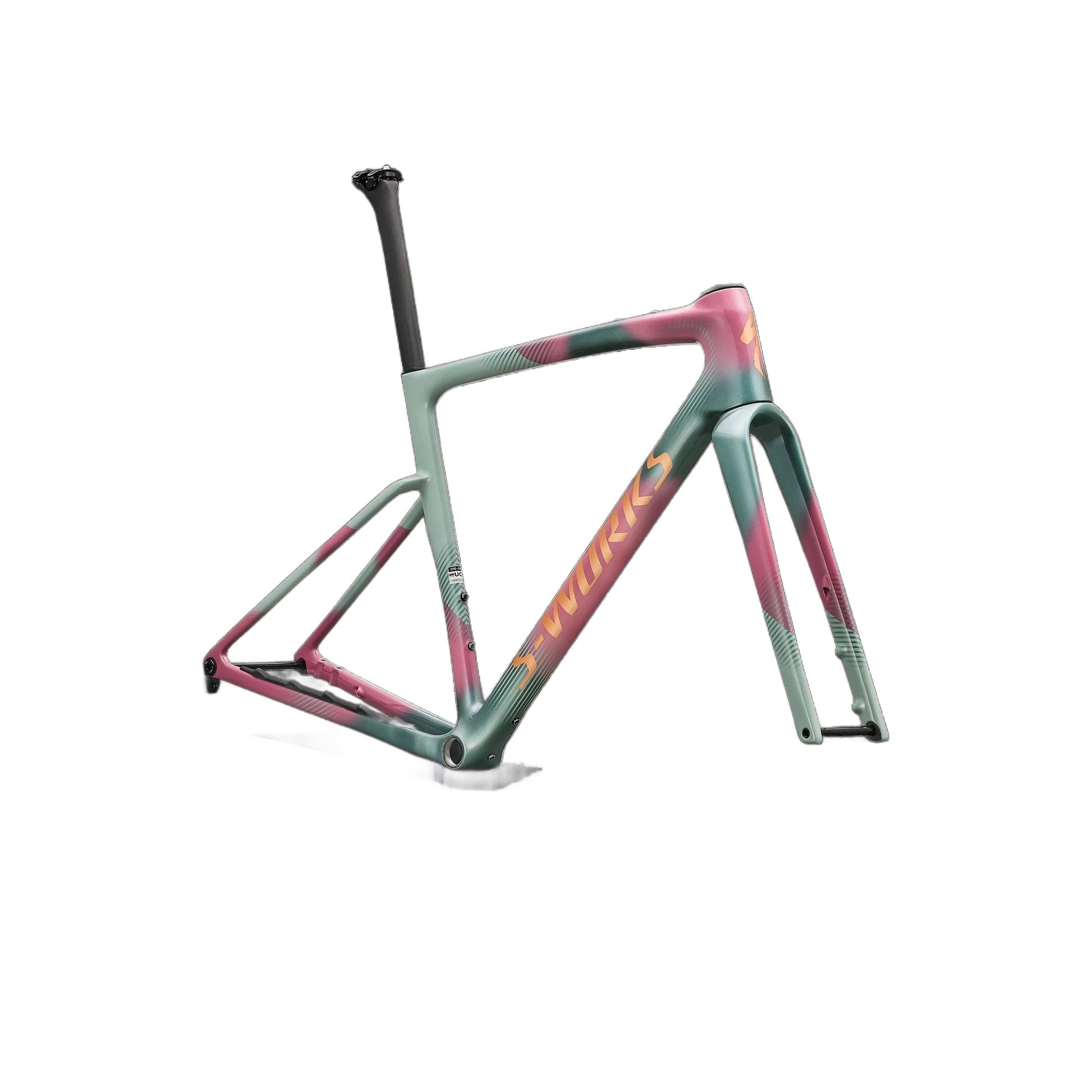 S-Works Crux 5 Frameset - FACT 12r Carbon - Fjdmet/Agve/Ptnorgtnt