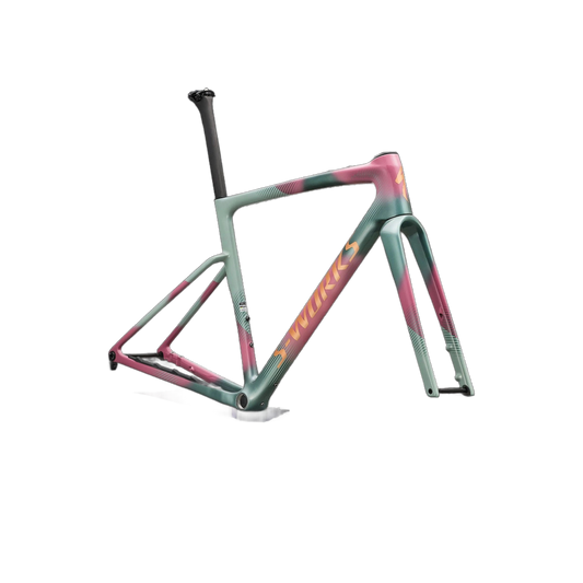 S-Works Crux 5 Frameset - FACT 12r Carbon - Fjdmet/Agve/Ptnorgtnt