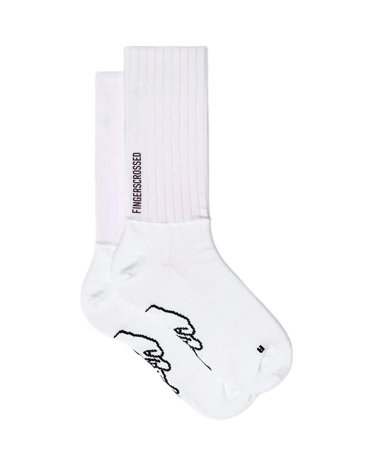 FINGERSCROSSED AERO 2.0 LOGO VERTICAL - WHITE