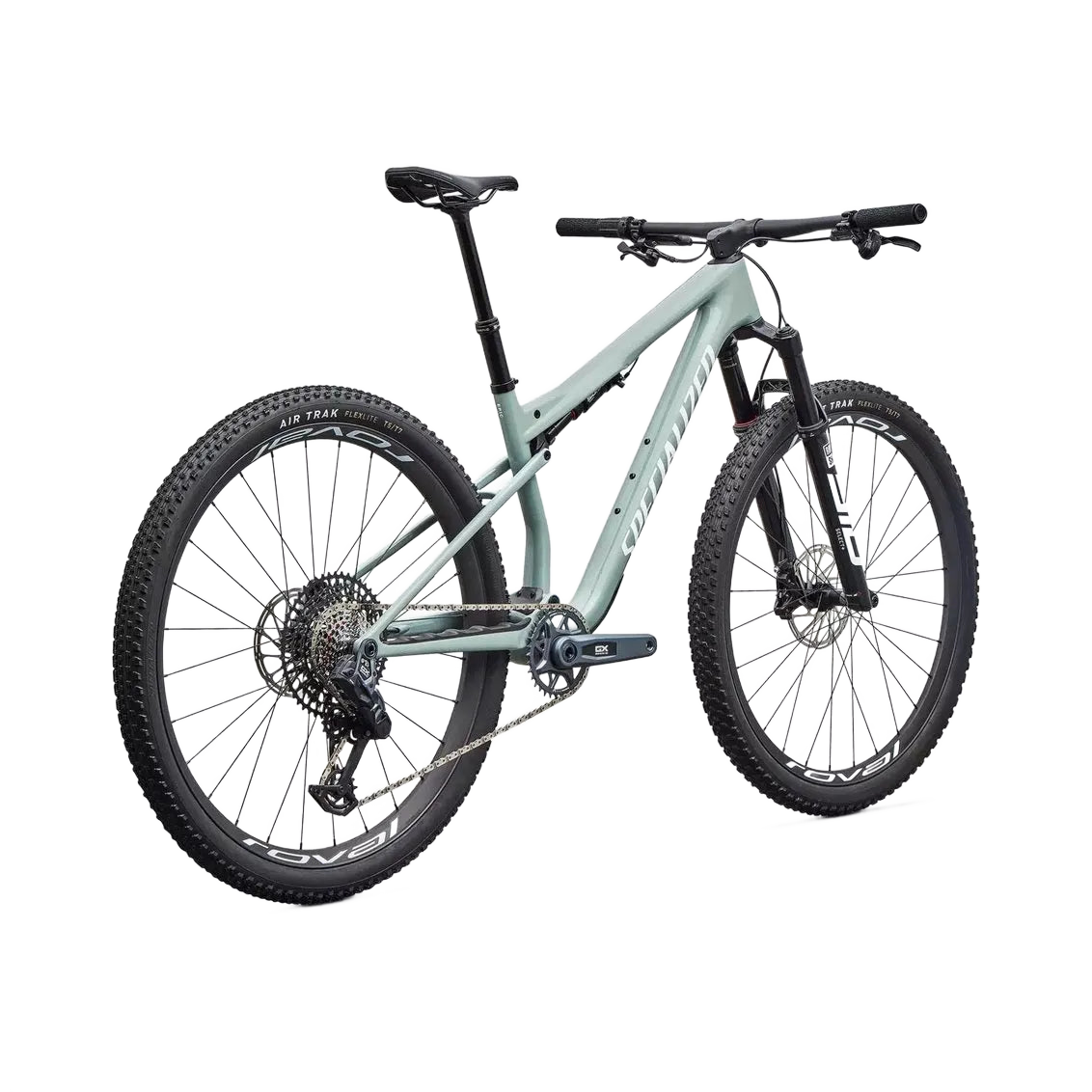 SPECIALIZED Epic 9 Expert Complete MTB - Gloss Agave Grey / Metallic White Silver