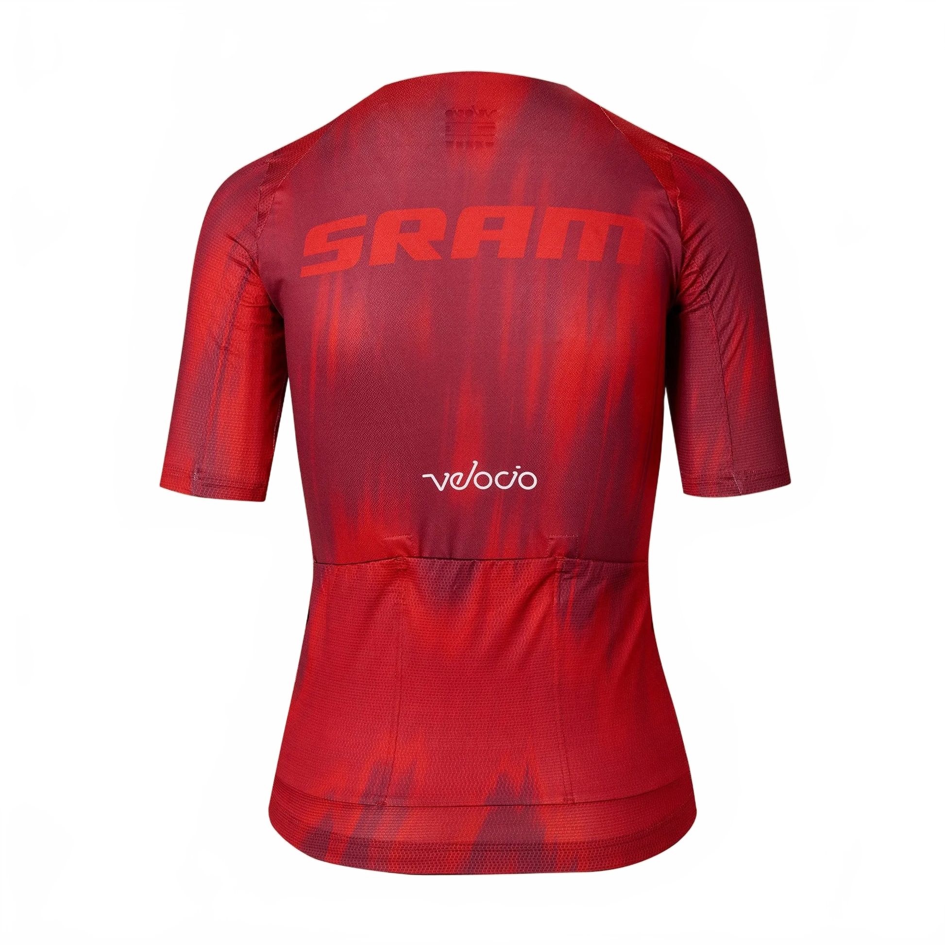 VELOCIO SRAM LUXE Women's Ultralight Mesh Jersey - Red Stroke