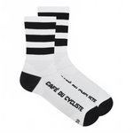 CAFE DU CYCLISTE Skate Socks - Black/White