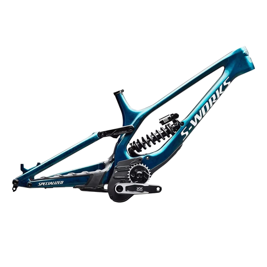 SPECIALIZED Conjunto de cuadro S-Works Demo 11 - Gloss Teal Tint Carbon / Smoke / White
