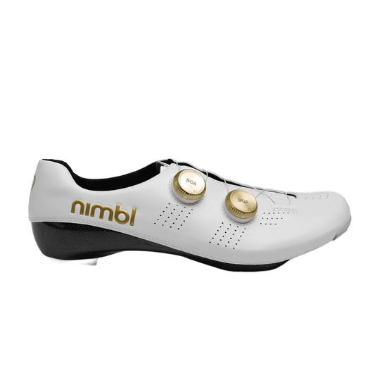 NIMBL Road Cycling Shoes Ultimate Exceed 2026 - White/Gold