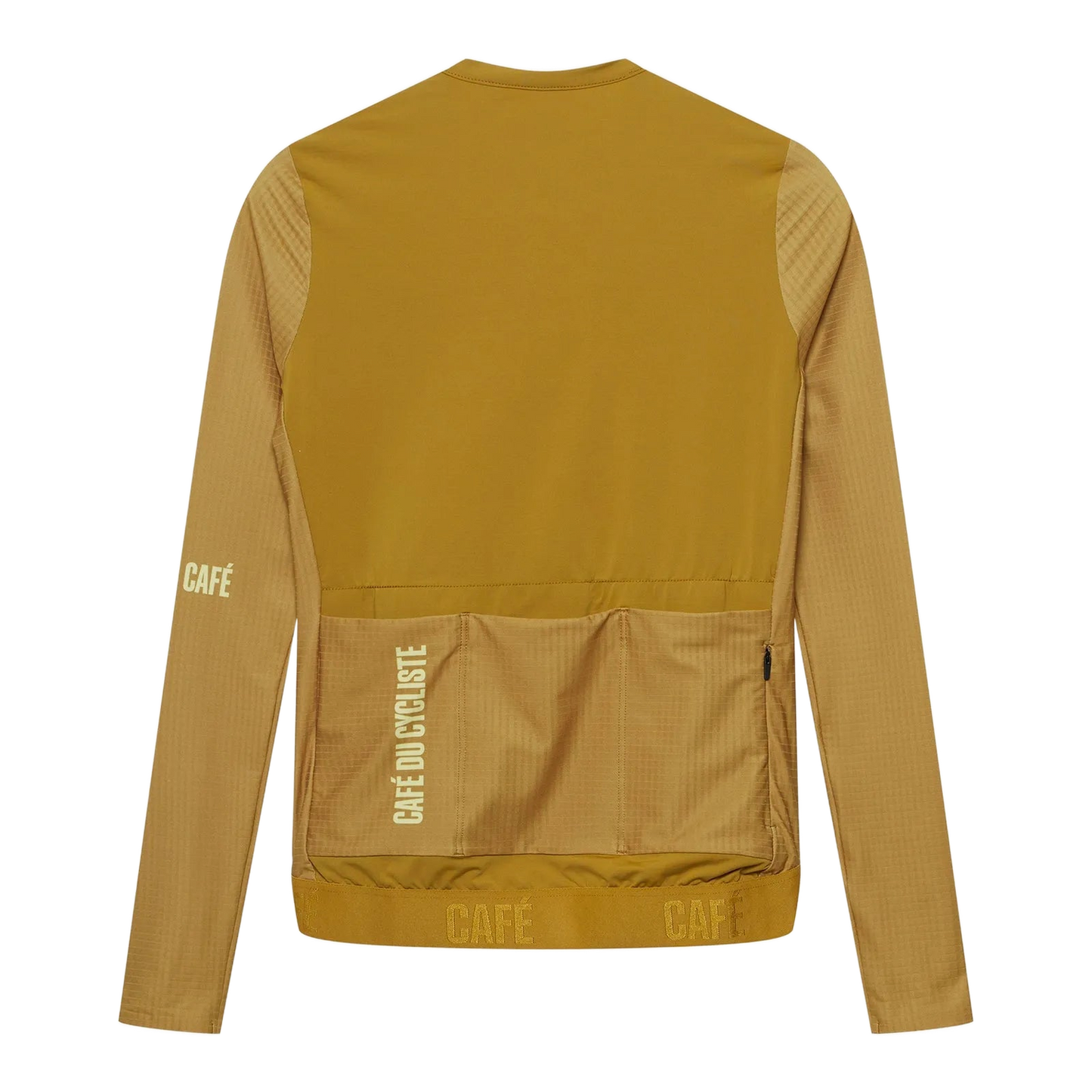 CAFE DU CYCLISTE Andrea Women's LS Jersey - Golden Olive