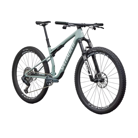 SPECIALIZED Epic 9 Expert Complete MTB - Gloss Agave Grey / Metallic White Silver