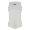 SANTINI Alpha Sleeveless Base Layer - White