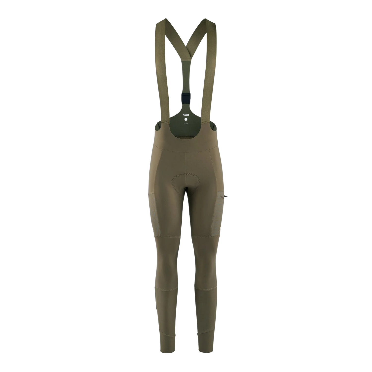 PEDALED Odyssey Women Bib Tight - Military Green
