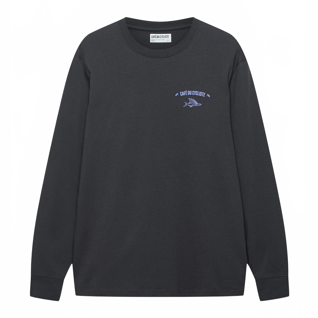 CAFE DU CYCLISTE Maria LS TShirt - Anthracite