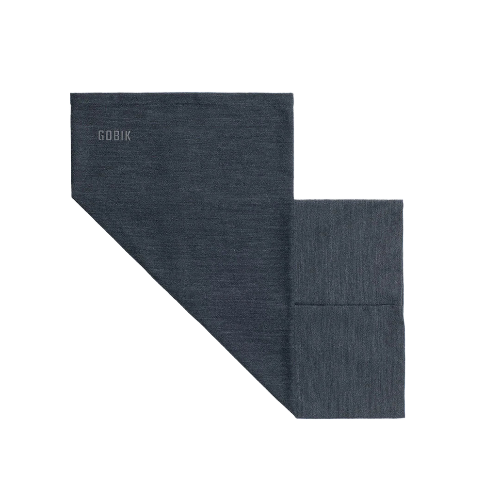 GOBIK Merino Neck Warmer - Moonbah Solid Graphite
