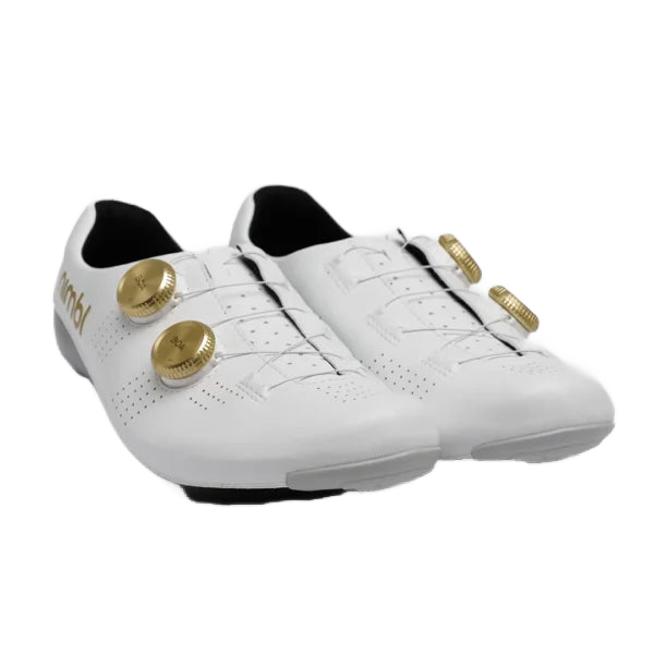 NIMBL Road Cycling Shoes Ultimate Exceed 2026 - White/Gold