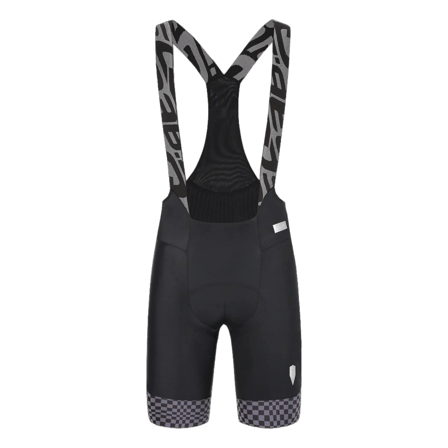 Q36.5 Gregarius Pro Bib Shorts - Check Grey