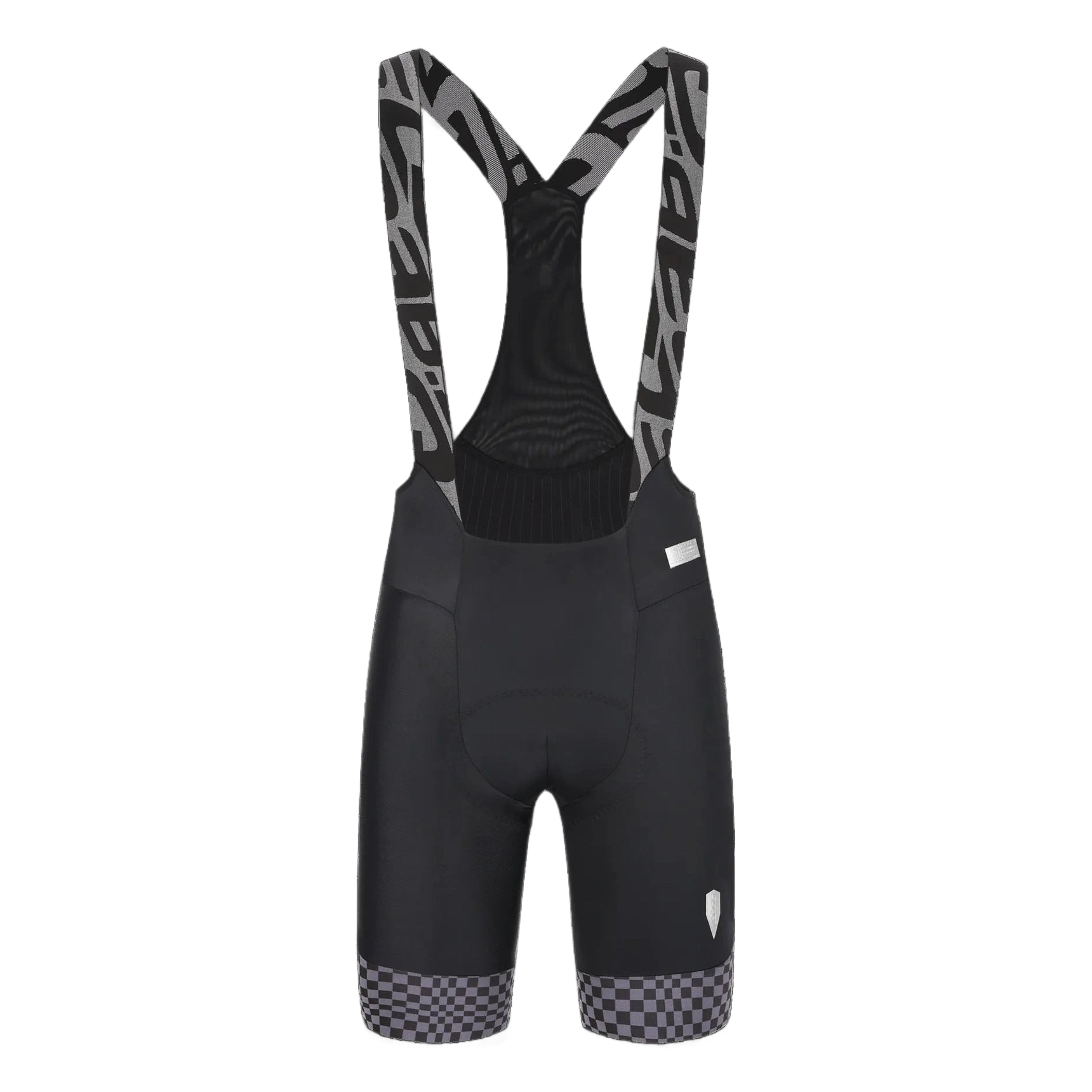 Q36.5 Gregarius Pro Bib Shorts - Check Grey