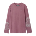 PEDALED Lifewear Double Face Long Sleeve Tee - Raisin Purple