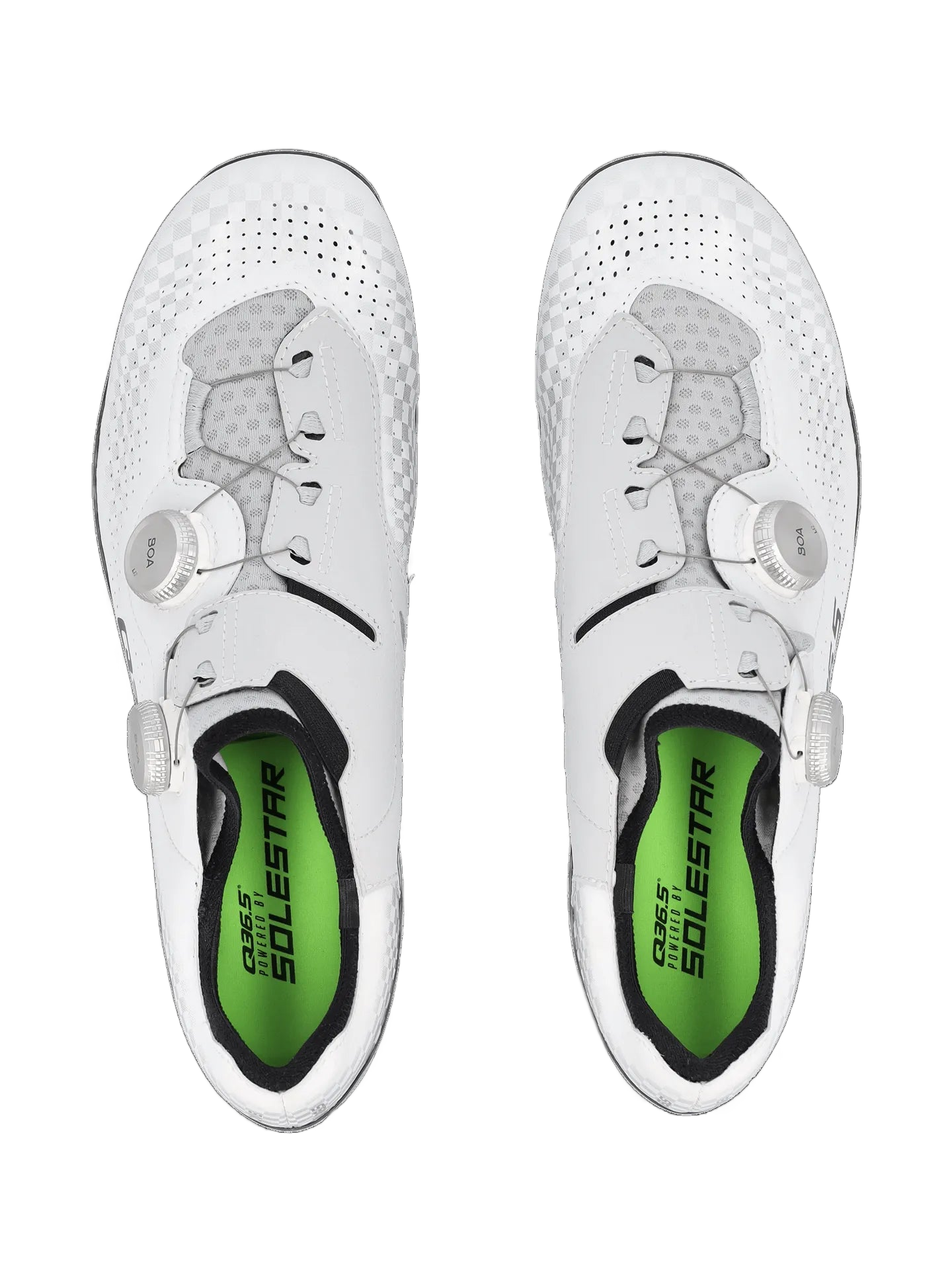 Q36.5 Unique Pro 4.0 Road Shoes Check - White